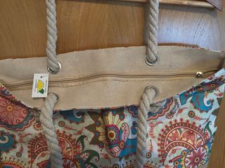 Bolsa de playa con estampado