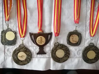 6 Medallas Deportivas Sin Grabar