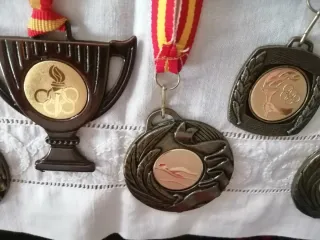 6 Medallas Deportivas Sin Grabar