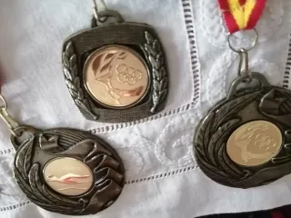 6 Medallas Deportivas Sin Grabar