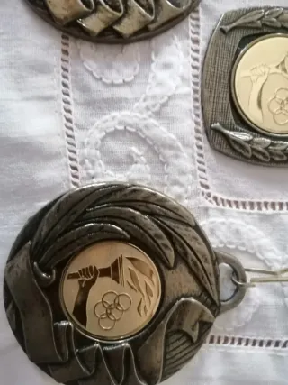 6 Medallas Deportivas Sin Grabar