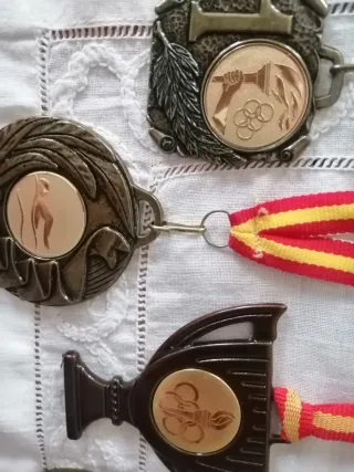 6 Medallas Deportivas Sin Grabar