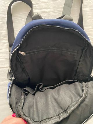 Bolso mochila azul