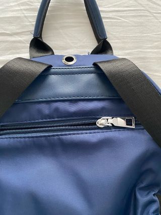 Bolso mochila azul