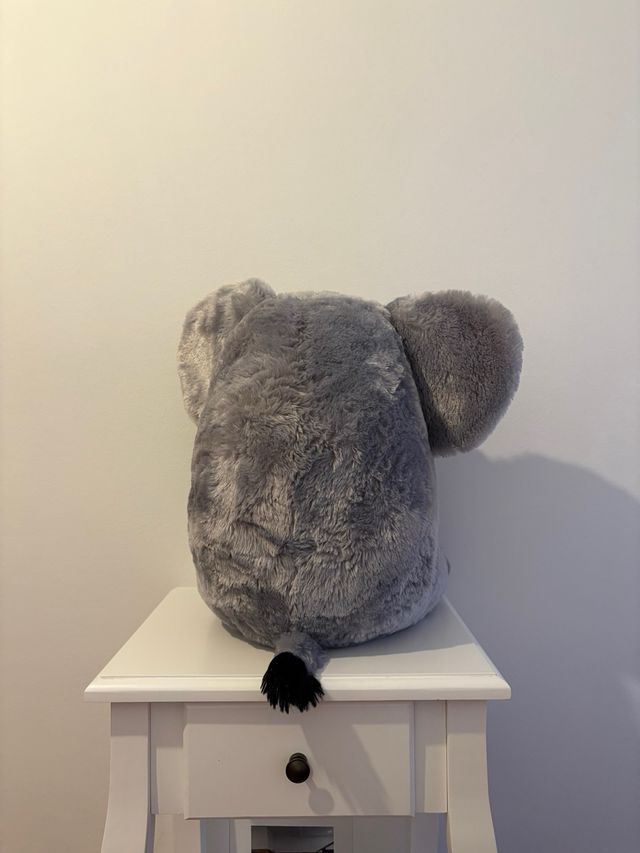 Peluche elefante gris