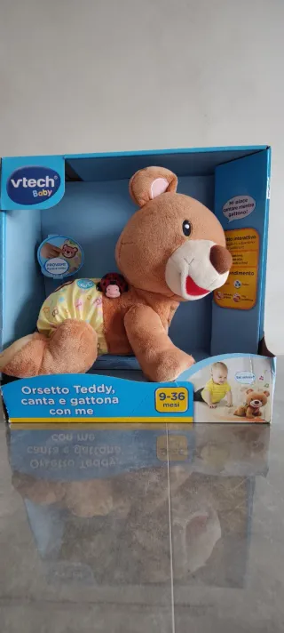 Orsetto Teddy Vtech Canta e Gattona
