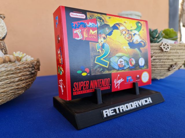 Caixa de Substituição Earthworm Jim 2 SNES