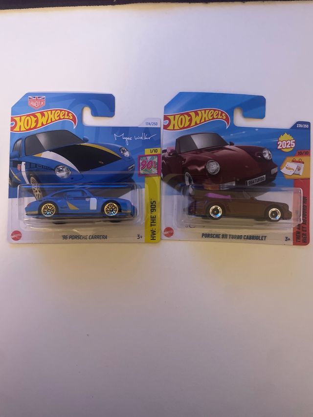 Hot Wheels Porsche Carrera e Turbo Cabriolet