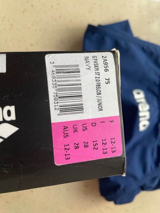 Bañador Arena Powerskin ST Niña. Talla 12/13