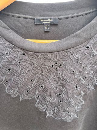 Sudadera Massimo Dutti gris Talla L