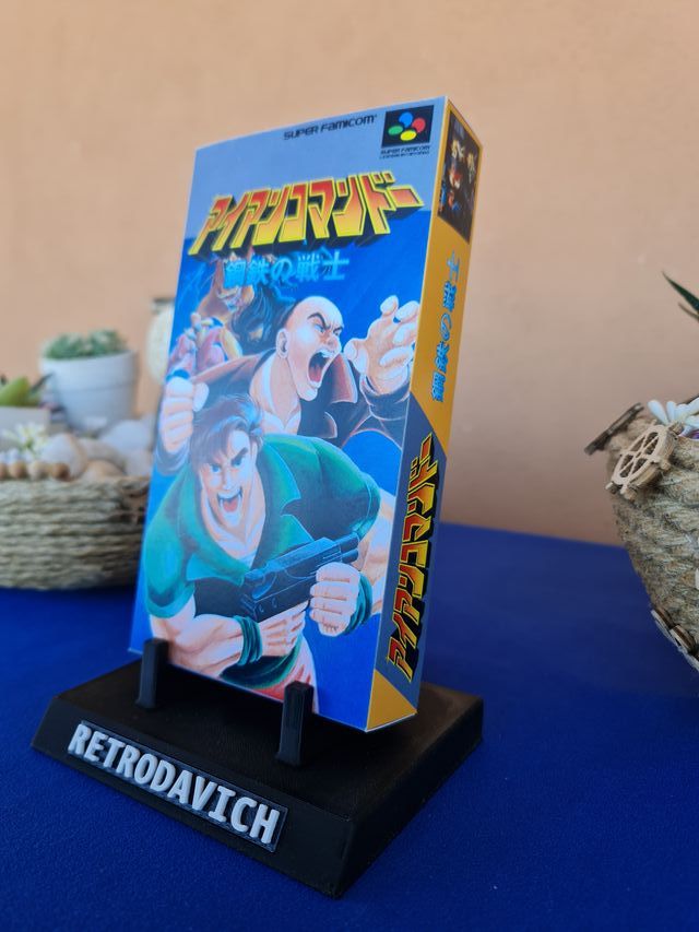 Caixa de Substituição Iron Comando [Super Famicom]