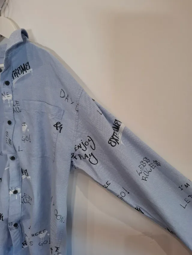 Camisa Zara Estampada Talla 9