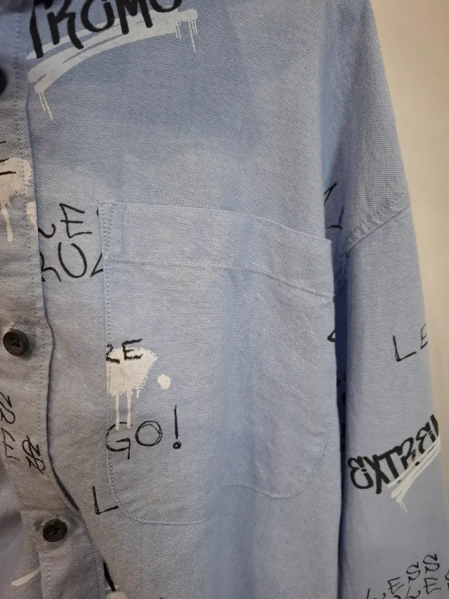 Camisa Zara Estampada Talla 9