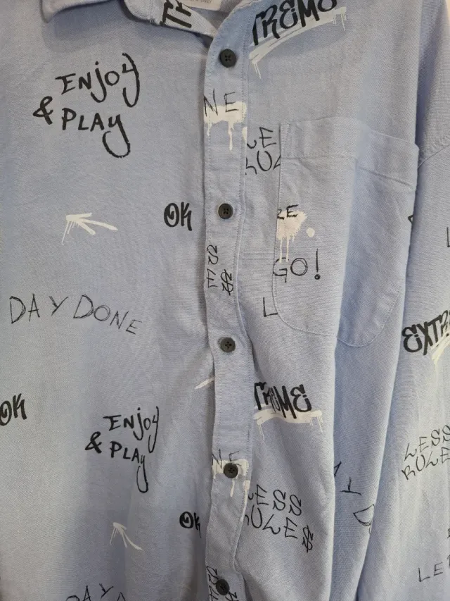 Camisa Zara Estampada Talla 9