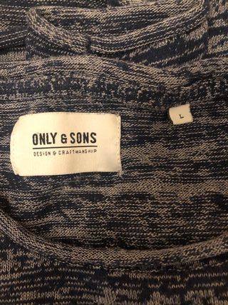 Maglioni uomo grigio e arancione