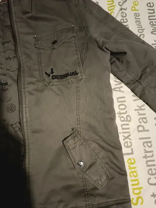 Chaqueta Desigual Verde Militar Talla XL