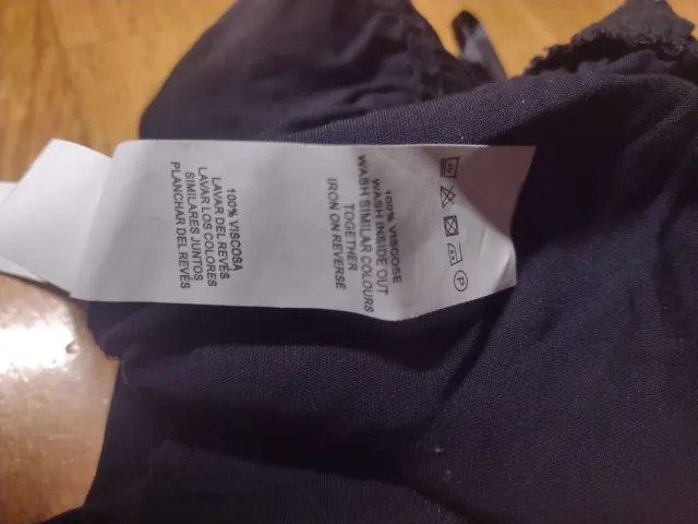 Pantalón fino cómodo fresco negro