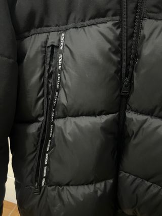 Chaqueta McKenzie niño negra con capucha