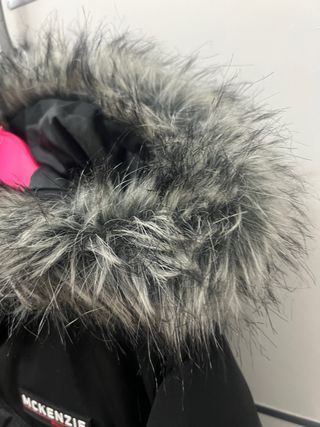 Chaqueta McKenzie niño negra con capucha