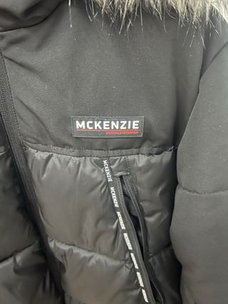 Chaqueta McKenzie niño negra con capucha