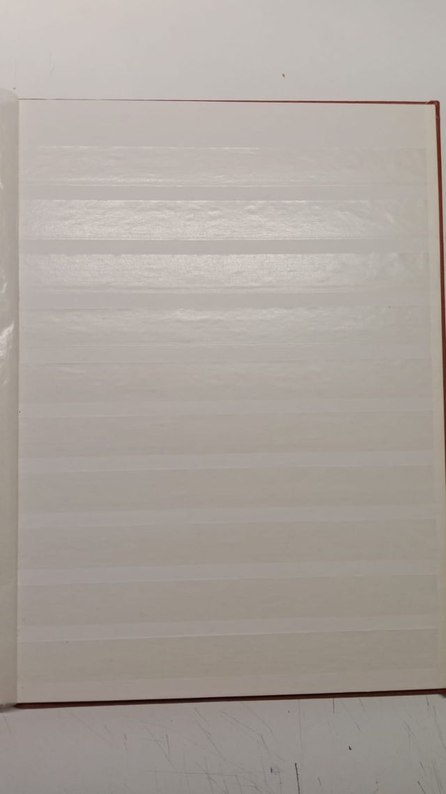 Clasificador de sellos 16 páginas. Hojas blancas