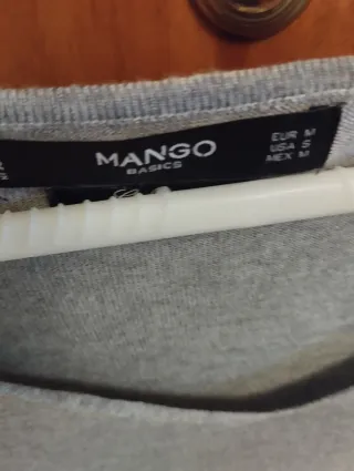 Jersey Mango Gris Manga Larga