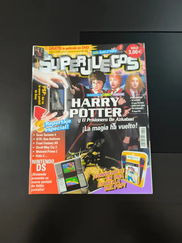 Revista Superjuegos Harry Potter Prisionero Azkaban
