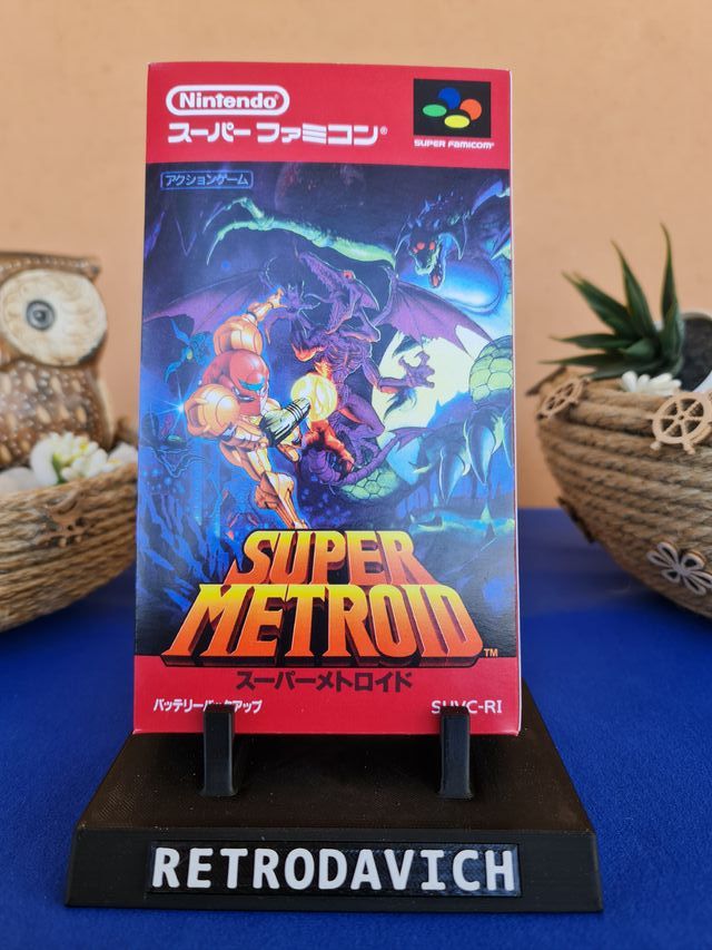 Caixa de Substituição Super Metroid Super Famicom