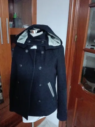 Chaquetón marinero negro mujer