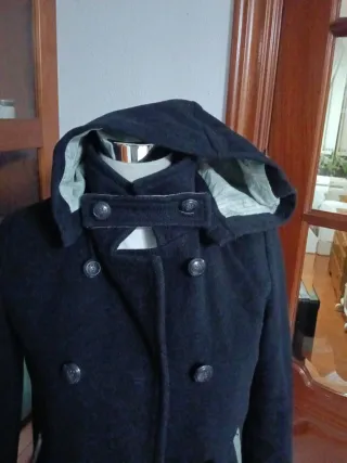 Chaquetón marinero negro mujer