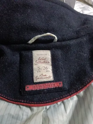 Chaquetón marinero negro mujer