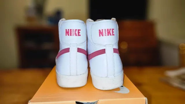 Nike Blazer Mid Blancas Burdeos Talla 43