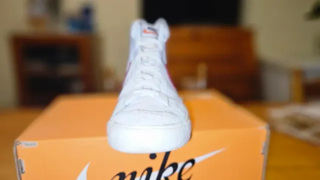 Nike Blazer Mid Blancas Burdeos Talla 43