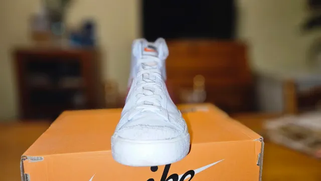 Nike Blazer Mid Blancas Burdeos Talla 43