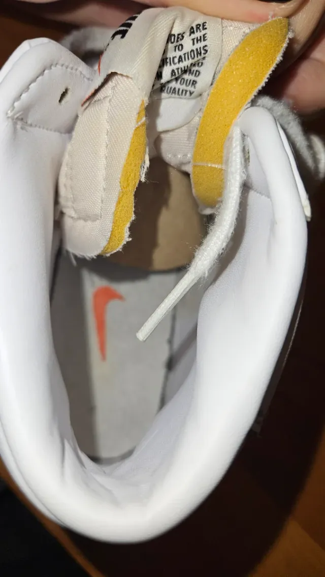 Nike Blazer Mid Blancas Burdeos Talla 43