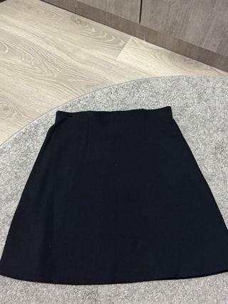 Falda H&M Negra Mujer