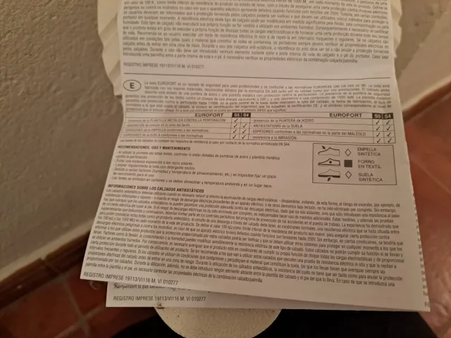 Botas de goma seguridad blancas