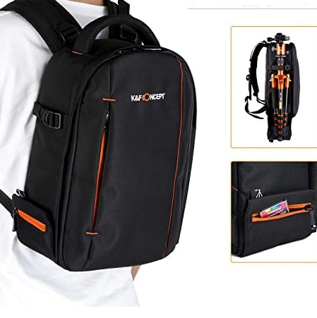 Mochila K&F Concept para tripé e portátil