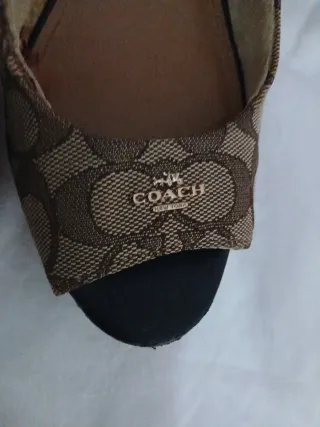Zapatillas Coach Beige y Marrón