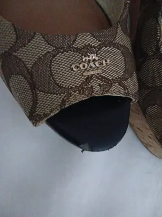 Zapatillas Coach Beige y Marrón