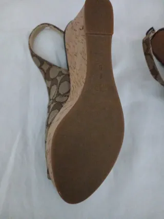 Zapatillas Coach Beige y Marrón