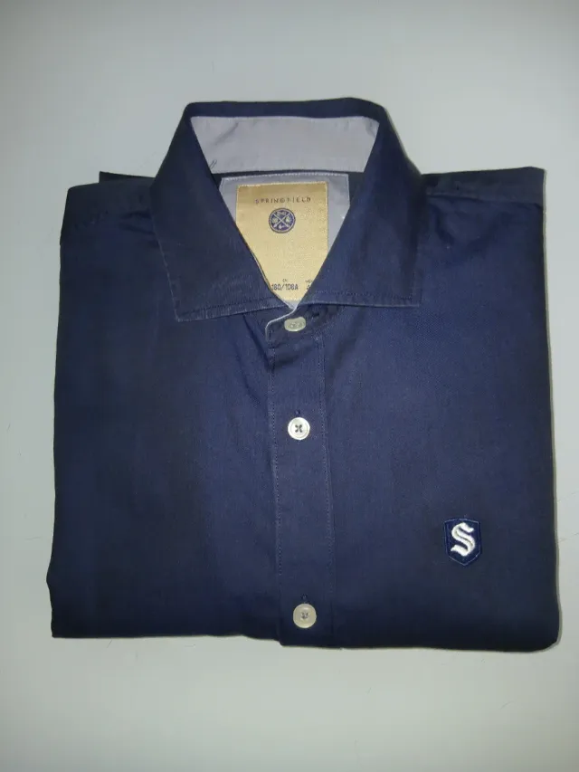 Camisa Springfield Talla M Azul