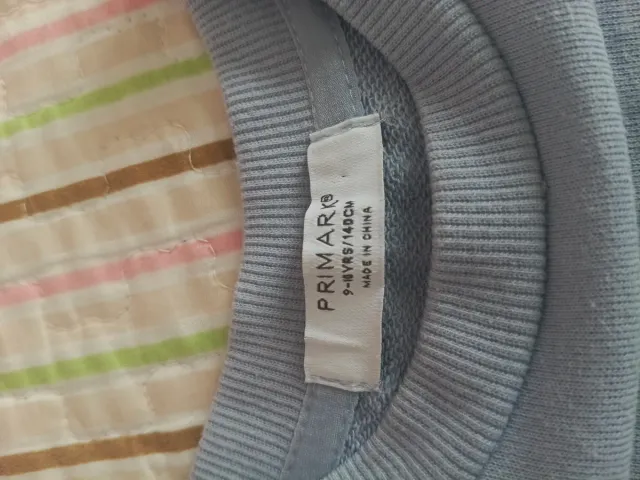 Vestido Sudadera Niña Primark Talla 10