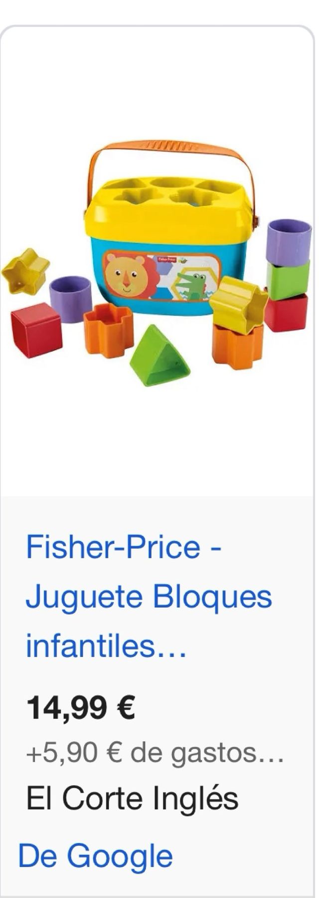 Bloques encajables Fisher Price bebé