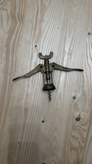 Cavatappi vino ottone, oggetto vintage raro