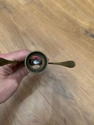 Cavatappi vino ottone, oggetto vintage raro