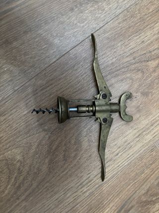 Cavatappi vino ottone, oggetto vintage raro