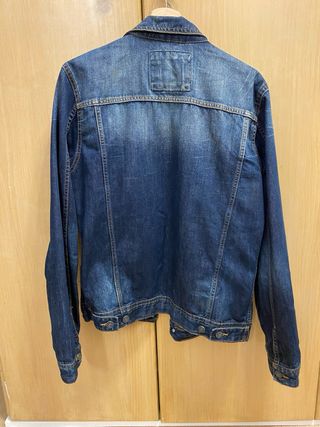 Chaqueta tejana azul