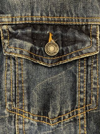 Chaqueta tejana azul