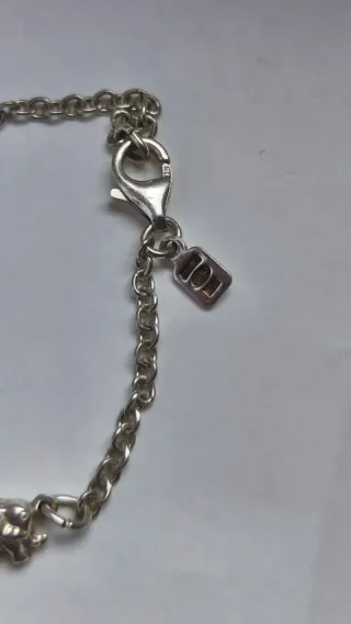 Bracciale Argento 925 Cuore Elefante Delfino